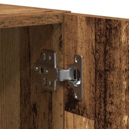 Berkfield Home Wall Cabinet Old Wood 70x42, 5x40 cm Engineered Wood in Brown - thumbnail 8