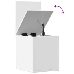 Berkfield Home Storage Box White 30x35x35 cm Engineered Wood - Size: 30 x 35 x 35 cm - thumbnail 6