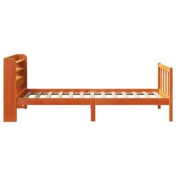 Berkfield Home Bed Frame with Headboard without Mattress Wax Brown 100x200 cm - thumbnail 7