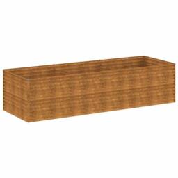 Berkfield Home Garden Raised Bed 290x100x69 cm Corten Steel in Brown - Size: 290 x 100 x 69 cm - thumbnail 3
