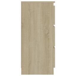 Berkfield Home Sideboard Sonoma Oak 60x35x76 cm Engineered Wood in Brown - Size: 60 x 35 x 76 cm - thumbnail 5