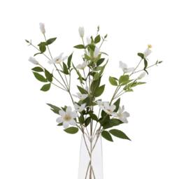 Lemon Pavilion Furniture and Decor Florida Clematis - Plastic - L25 x W25 x H77 cm - White - thumbnail 5