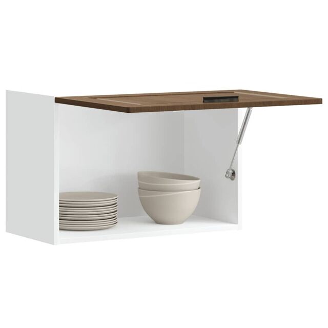 Berkfield Home Kitchen Wall Cabinet Porto Brown Oak Engineered Wood - image 1