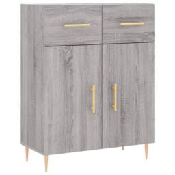 Berkfield Home Highboard Grey Sonoma 69.5x34x180 cm Engineered Wood - thumbnail 7