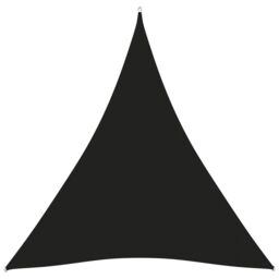 Berkfield Home Sunshade Sail Oxford Fabric Triangular 3x4x4 m Black