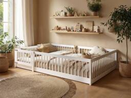 Flair Imogen Small Double Toddler Bed in White - thumbnail 2