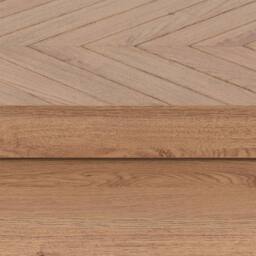 Seconique Leon Nest of 2 Tables-Medium Oak Effect in Light Oak - thumbnail 6