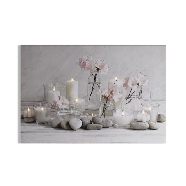Art for the Home Serenity LED Canvas in Brown - image 1