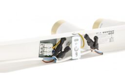 CGC Lighting 'Orio' White & Brushed Gold Triple Three Head GU10 Adjustable Ceiling Spot Light Bar - thumbnail 4