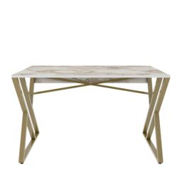 Decorotika Gyza Study & Writing Desk Metal Legs for Office, Study & Home in Metallic Gold - thumbnail 4