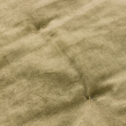 Yard Jaye Fringed Cotton Velvet Bedspread in Green - thumbnail 4