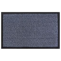 JVL Heavy Duty Commodore Vinyl Backed Barrier Door Floor Mat, 40x60cm, Blue - Size: 40 cm x 60 cm - thumbnail 2