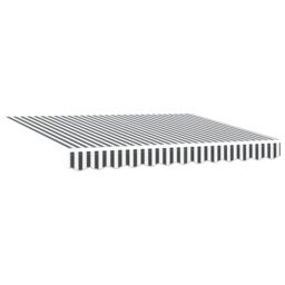 Berkfield Home Retractable Awning Manual Anthracite & White 350x200 cm - thumbnail 4