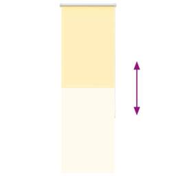 Berkfield Home Roller Blind Blackout Yellow 40x150 cm Fabric Width 35.7 cm Polyester - thumbnail 9