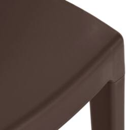Berkfield Home Garden Chairs 2 pcs Mocha Polypropylene in Brown - thumbnail 8
