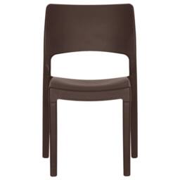 Berkfield Home Garden Chairs 2 pcs Mocha Polypropylene in Brown - thumbnail 4