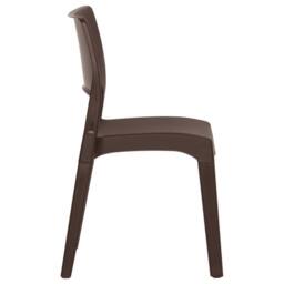 Berkfield Home Garden Chairs 2 pcs Mocha Polypropylene in Brown - thumbnail 5