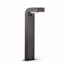 Netlighting Klamp Outdoor Bollard Light White Dark Grey IP44 E27 - thumbnail 1