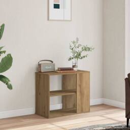 Berkfield Home Side Cabinet Artisan Oak 60x30x50 cm Engineered Wood in Brown - Size: 60 x 30 x 50 cm - thumbnail 2