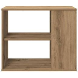 Berkfield Home Side Cabinet Artisan Oak 60x30x50 cm Engineered Wood in Brown - Size: 60 x 30 x 50 cm - thumbnail 4