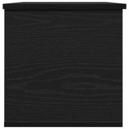 Berkfield Home Storage Box in Black Oak - 102x35x35 cm, Made from Engineered Wood - Size: 102 x 35 x 35 cm - thumbnail 8