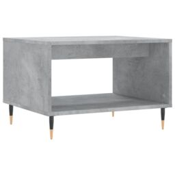 Berkfield Home Coffee Table Concrete Grey 60x50x40 cm Engineered Wood - Size: 60 x 50 x 40 cm - thumbnail 6