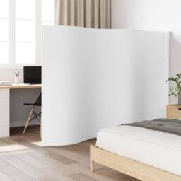 Berkfield Home Room Divider¬†White 165x400 cm¬†Bamboo in White - Size: 165x400 cm - thumbnail 2