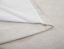 Sundour Amberley Chenille Eyelet Door Curtain in Cream - Size: 168 cm width x 214 cm drop - thumbnail 3