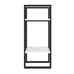 Berkfield Home 2-Tier Book Cabinet White 40x30x70 cm Engineered Wood - Size: 40 x 30 x 70 cm - thumbnail 5