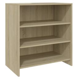 Berkfield Home 3 Piece Sideboard Sonoma Oak Engineered Wood in Beige - thumbnail 4