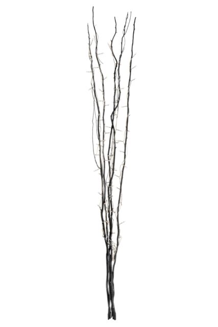 Orsina Twig Light Decoration, 80 Warm LED Lights On Black Twigs, Flexible Branches For Custom Arrangement - image 1