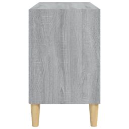 Berkfield Home TV Cabinet with Solid Wood Legs Grey Sonoma 69.5x30x50 cm - thumbnail 5