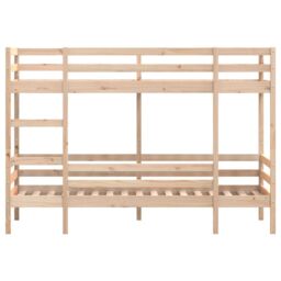 Berkfield Home Bunk Bed without Mattress 90x190 cm Single Solid Wood Pine in Brown - thumbnail 5