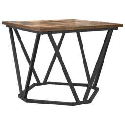 Berkfield Home Versatile 2 Piece Side Table Set Smoked Oak Engineered Wood in Brown - thumbnail 5