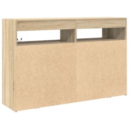 Berkfield Home Sideboard Sonoma oak Engineered wood 116 x 30 x 75 cm Sideboard in Brown - thumbnail 8