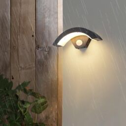 COMELY 24W Outdoor Wall Lights with Motion Sensor, IP65 Waterproof, 3000K in Black - thumbnail 5