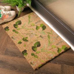 Artsy Mats Watercolour Leaves Coir Doormat (60 x 40cm) in Brown - Size: 40 cm x 60 cm - thumbnail 2