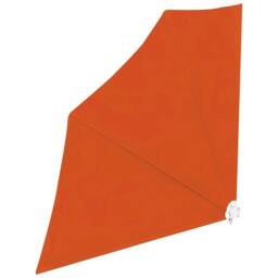 Berkfield Home Collapsible Balcony Side Awning Terracotta 140x140 cm in Orange - thumbnail 3