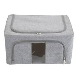 EONLION 66L Storage Box for Clothes in Grey - Size: 500mm - thumbnail 4