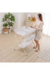 Living and Home Versatile Folding Baby Changing Table in Grey - thumbnail 4