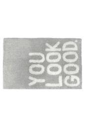 Mooky Mats You Look Good Slogan Non-Slip Bath Mat in Grey - thumbnail 6