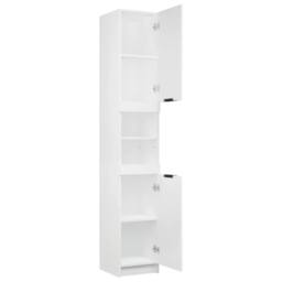 Berkfield Home Bathroom Cabinet White 32x34x188.5 cm Engineered Wood - thumbnail 8