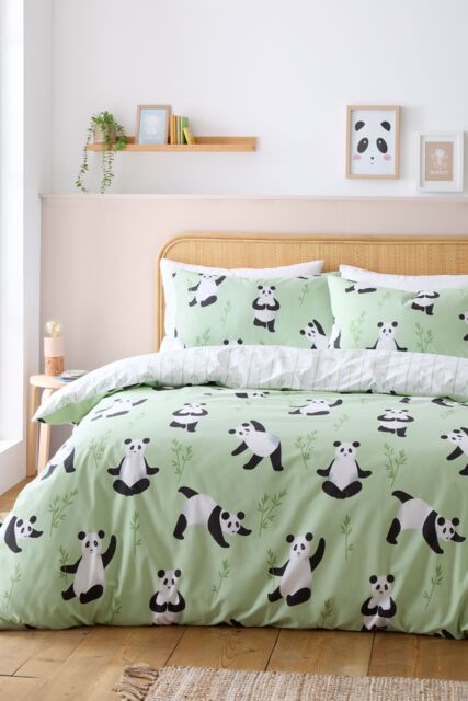 Panda Paws' Reversible Duvet Cover Set by Debenhams