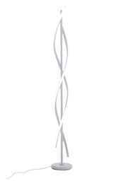 Living and Home Modern LED Floor Lamp in White - thumbnail 5