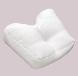 mysmartbuy Recessed Side Sleeper Deeply Padded Pillow & Case for Neck, Shoulder & Spine Orthopaedic Support in White - thumbnail 3