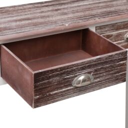 Berkfield Home Console Table Brown 90x30x77 cm Wood - Size: 90 x 30 x 77 cm - thumbnail 6