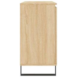 Berkfield Home Sideboard Sonoma Oak 104x35x70 cm Engineered Wood in Light Brown - Size: 104 x 35 x 70 cm - thumbnail 7