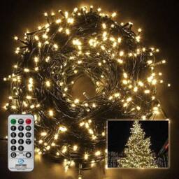 Shatchi 720 LED Warm White Outdoor Cluster Fairy Lights 29m with Remote - thumbnail 7