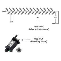 Shatchi 720 LED Warm White Outdoor Cluster Fairy Lights 29m with Remote - thumbnail 5