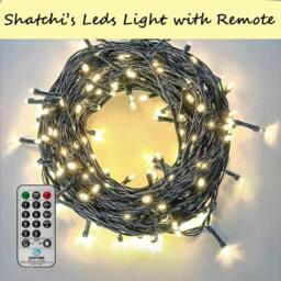 Shatchi 720 LED Warm White Outdoor Cluster Fairy Lights 29m with Remote - thumbnail 6
